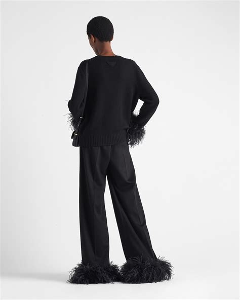 Black Cashmere Cardigan | PRADA