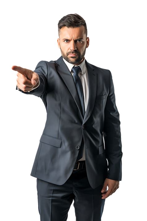 Businessman Pointing at You PNG 的图像结果
