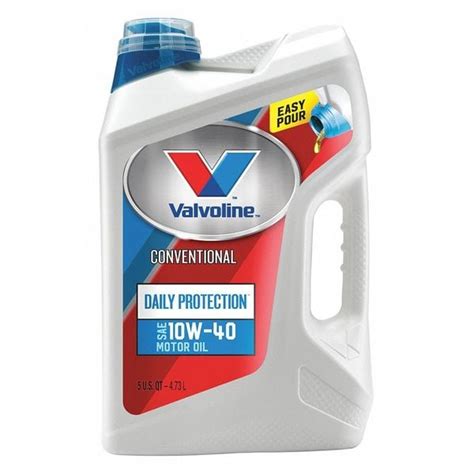 Valvoline Conventional Motor Oil, 10W-40, 5 Qt. 881157 | Zoro