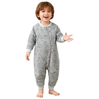Minicoco 0.5 Tog Sleep Sack, Detachable Long Sleeves Wearable Blanket ...
