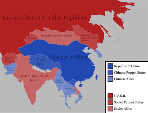 Cold War Asia Map at Michelle Ma blog