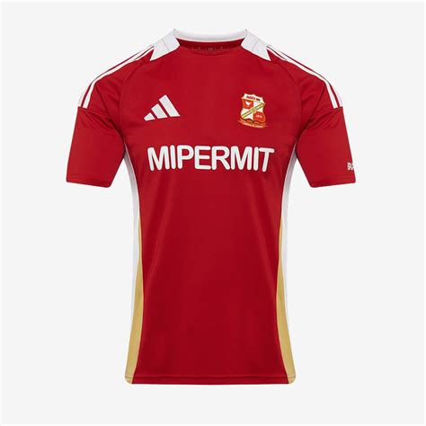 adidas Junior Swindon Town FC 25/26 SS Home Shirt - Team Power Red 2 ...