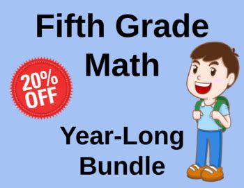 Fifth Grade Math Year-Long Bundle by Holly Sutton | TPT
