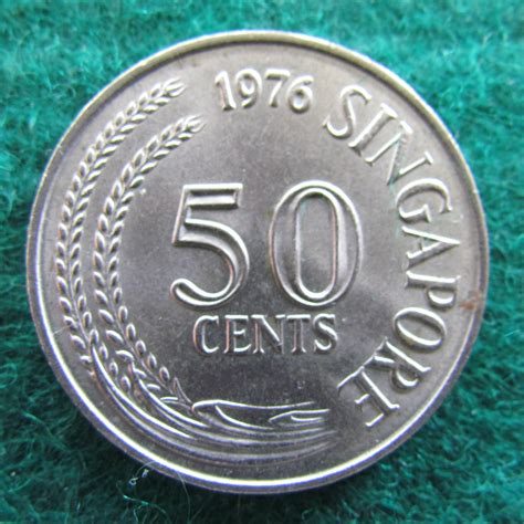 Singapore 1976 50 Cent Coin – Gumnut Antiques