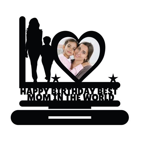 Happy Birthday Best Mom In The World Stand Frame – Next Print