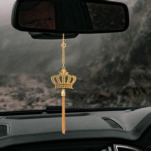 elita BRASS MUGHAL CROWN CAR HANGING HANDMADE Car Hanging Ornament ...