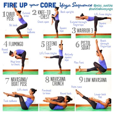 Core Yoga Sequence. Fire up your core, connect with your inner strength ...