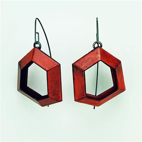 Red Rock Window Earrings