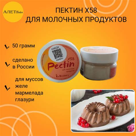 Пектин Х58/Пищевой загуститель для молочных продуктов 50 грамм - купить ...