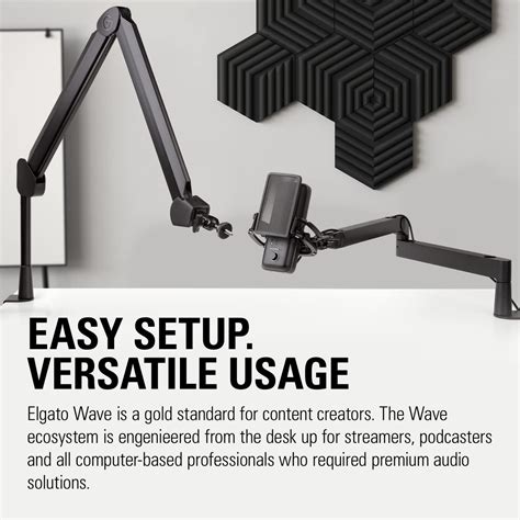 ELGATO WAVE:3 WHITE - PREMIUM STUDIO QUALITY USB CONDENSER MICROPHONE