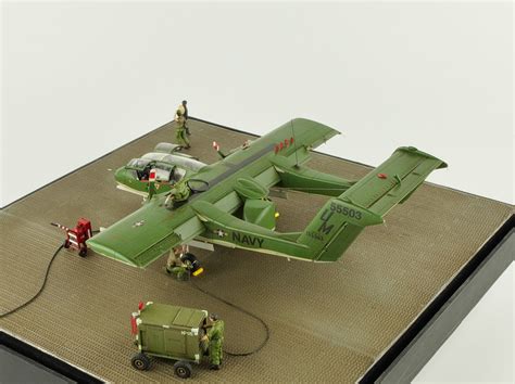 Plastic model of the OV-10A Bronco aircraft