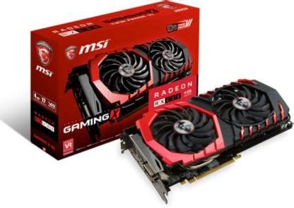 MSI RX480 GAMING X 4G GDDR5 4 GB AMD/ATI Chipset 256 bit 7100 MHz ...
