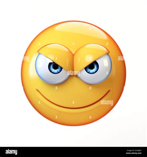 Evil Smiley Face Emoticon