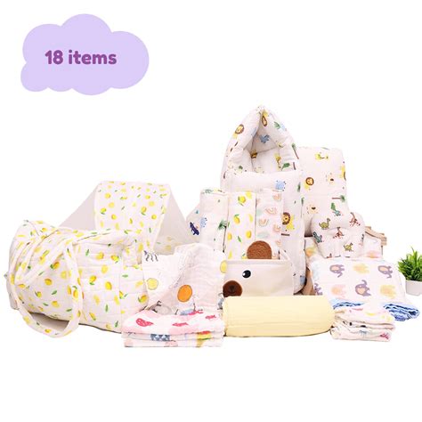 All Muslin Nursing and Bedding Gift set ( 18 items) – Moms Home