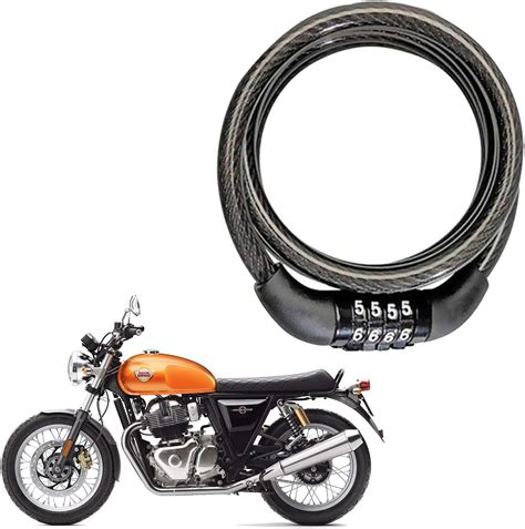 Vagary Heavy Duty Multi Purpose Number Chain Helmet Lock for Royal ...