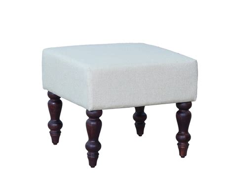 Buy Calgary Solid Wood Pouffe Stool Online on Furniselan