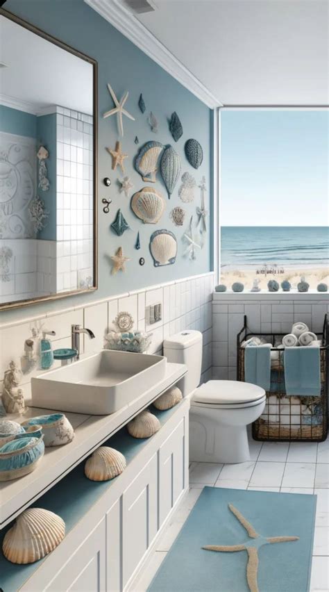 Pin by Merlyn Serrano on Baños | Beach bathroom decor, Beach house ...