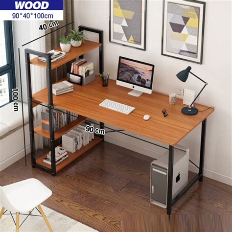 Study and Computer Table with Book Shelf 的图像结果