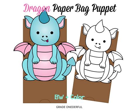 Dragon Puppet Template at Andrew Gillan blog