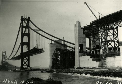 Golden Gate Bridge Being Built