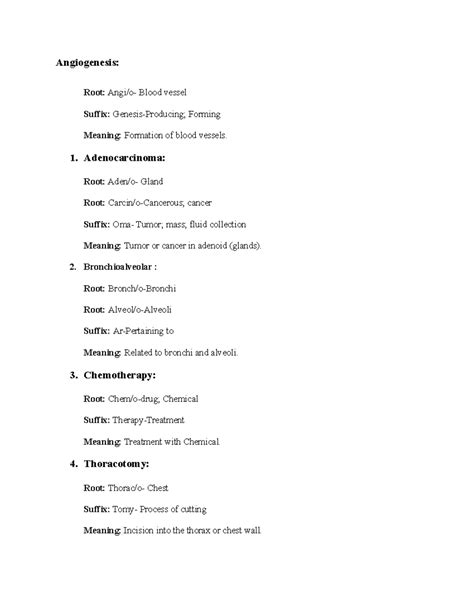 Pathophysiology Term paper - Angiogenesis: Root: Angi/o- Blood vessel ...