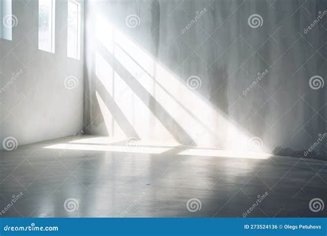 A Room with a Window and a Light Coming through the Window and Onto the ...