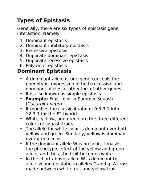 Image result for Epistasis Lecture Notes