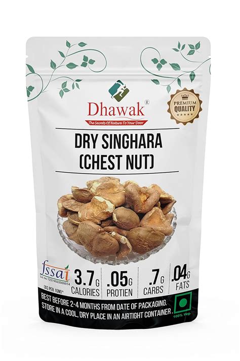 Dhawak Dry Singhara | Chest Nut - 400 Grams (Premium) : Amazon.in ...