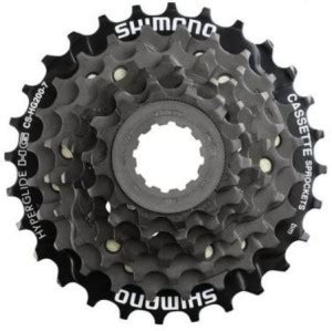 Shimano Tourney Cassette Sprocket, CS-HG200-7, 7-Speed (12-28T) Bicycle ...