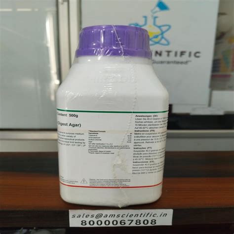 Best Price: Soyabean Casein Digest Agar 500G, Tryptone Soya Agar, Uses ...