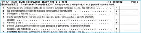 Image result for Form 1041 Examples