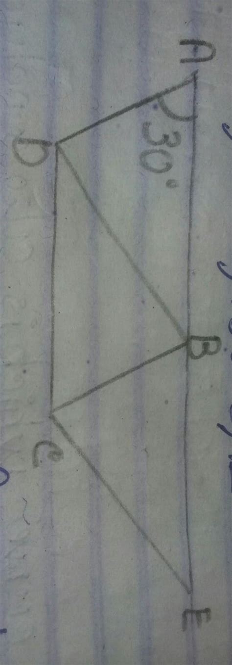 In the given figure ABCD and BDCE are parallelograms with common Base ...