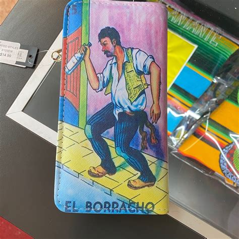 El Borracho Loteria Wallet - Del Bravo Record Shop