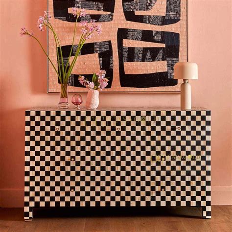 The Windsor Checkerboard Inlay Cabinet