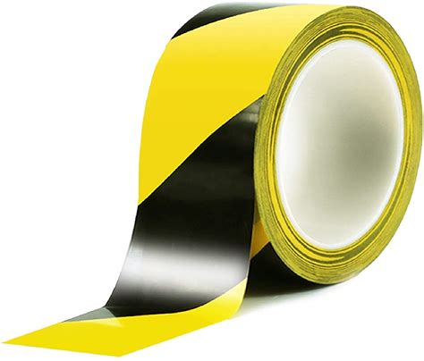 Bellveen Floor Marking Zebra Tape | 2inch Tape, 48 mm X 30 Meters ...