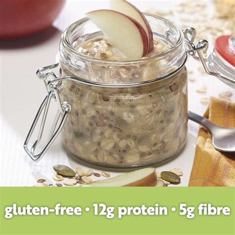 Start Your Day Right with Proti Overnight Apple Maple Cinnamon Oatmeal