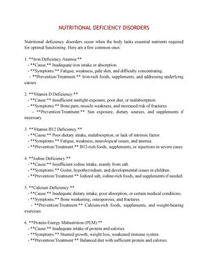 Obesity - Health Education And Nutrition - UoK - Studocu