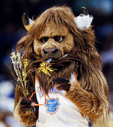 Meet the OKC Thunder's mascot Rumble the Bison: Photos