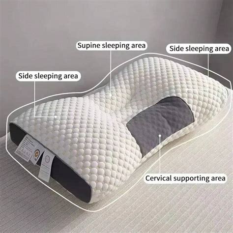 Neck Pillow Help Sleep And Protect The Pillow Neck Cervical Orthopedic ...