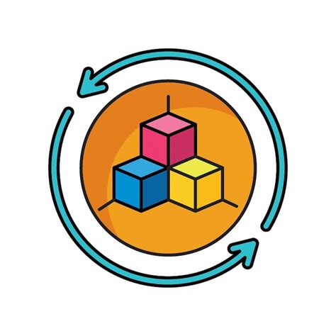 3d environment icon | Premium Vector
