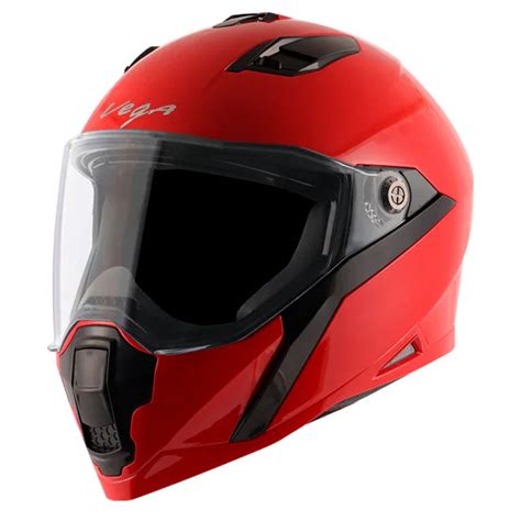 Vega Storm Red Helmet | Shop Helmets at BIKERSTORE.IN – BikerStore.in