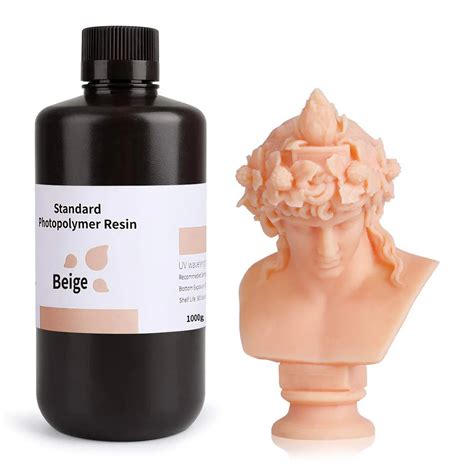 Elegoo 405nm Standard Photopolymer Resin 1kg – Ideal 3D