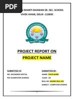 Image result for Class 10 Computer Project First Page