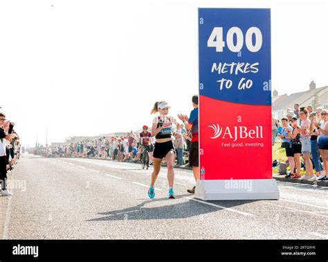 Charlotte Purdue long-distance runner finishing 3rd in the 2023 Great ...