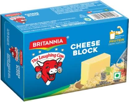 Britannia The Laughing Cow Processed Cheddar Cheese Block Price in ...