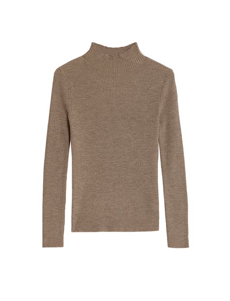 Buy Merino Wool Rich Funnel Neck Jumper at Marks & Spencer