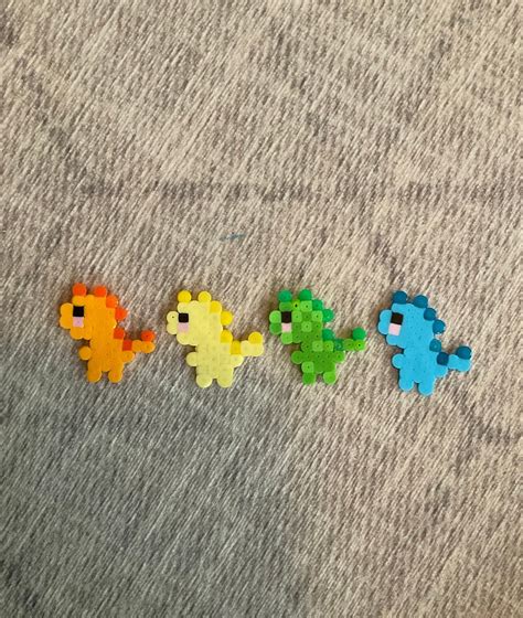 Dinosaur Perler Bead Patterns