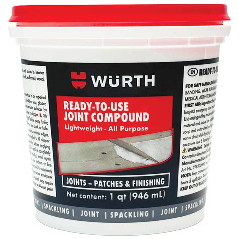 Würth Ready-to-Use Lightweight Joint Compound, 32oz India | Ubuy