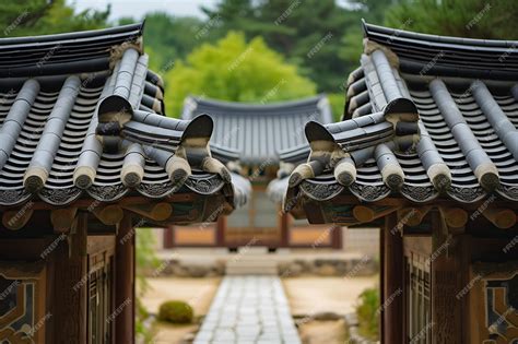 Premium Photo | Captured Traditional Korean Hanok Architecture