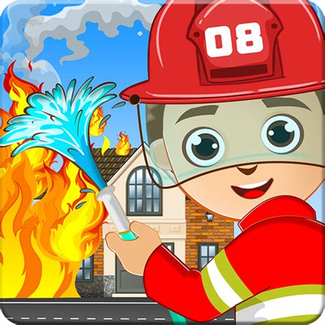 Firefighter Rescue Truck Games for Kids | City Fire Truck Simulator ...